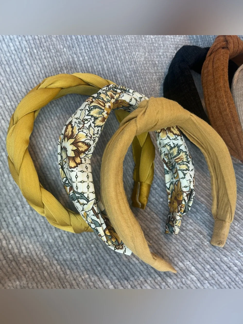 Women’s Headband Bundle | Neutrals, Mustard, Braided, Knotted, Floral, Ribbed